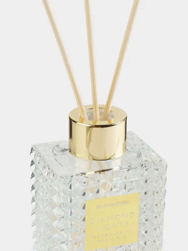 Ароматический диффузор, 150 мл, Sandalwood and Clove, Diamond lights, image-1