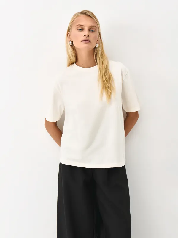 Футболка женская, молочная, Adrianna, image-0
