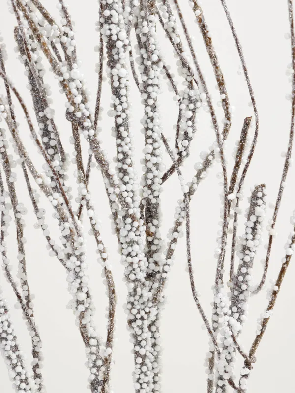 Ветка декоративная, 81 см, Серебристая ветка, Sparkle decor, image-3