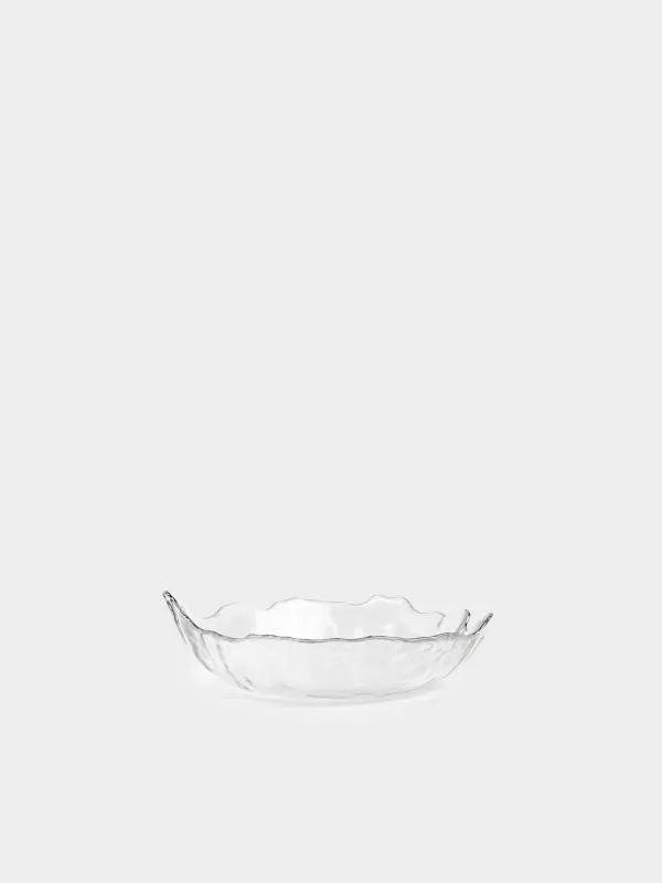 Салатник, 19х15 см, с серебристым кантом, Nautilus silver, image-0