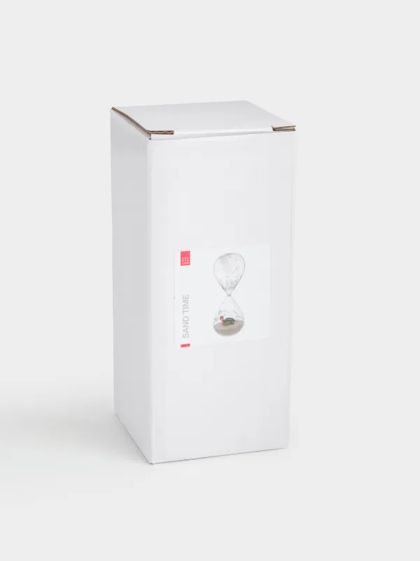 Часы песочные, 16 см, 6 минут, с блестками внутри, стекло/песок, Черепаха, Sand time, image-3