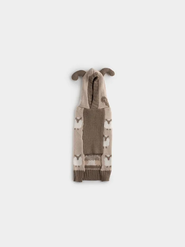 Свитер для животных с капюшоном и принтом Овечки, Fashion pet, image-0