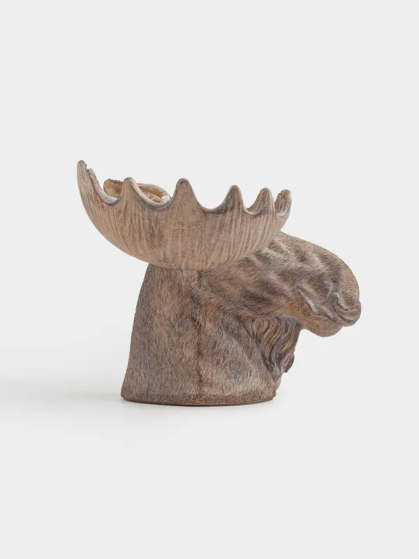 Менажница, 36х21 см, 3 отд, полирезин, коричневая, Лось, Moose story, image-5