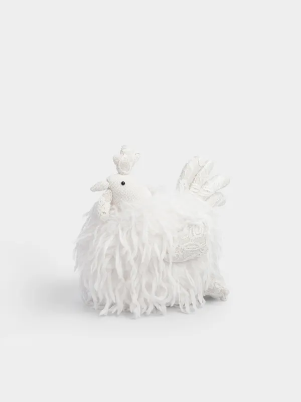 Изделие декоративное, 37 см, полиэстер, молочное, Петух, Rooster, image-4