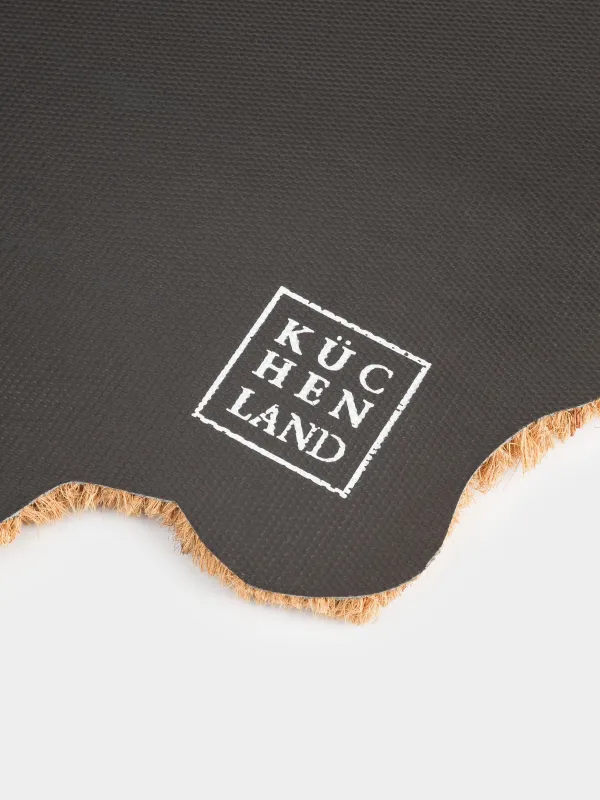 Коврик придверный, 45х60 см, кокос/ПВХ, фигурный, коричневый, Еж, Forest animals, image-4