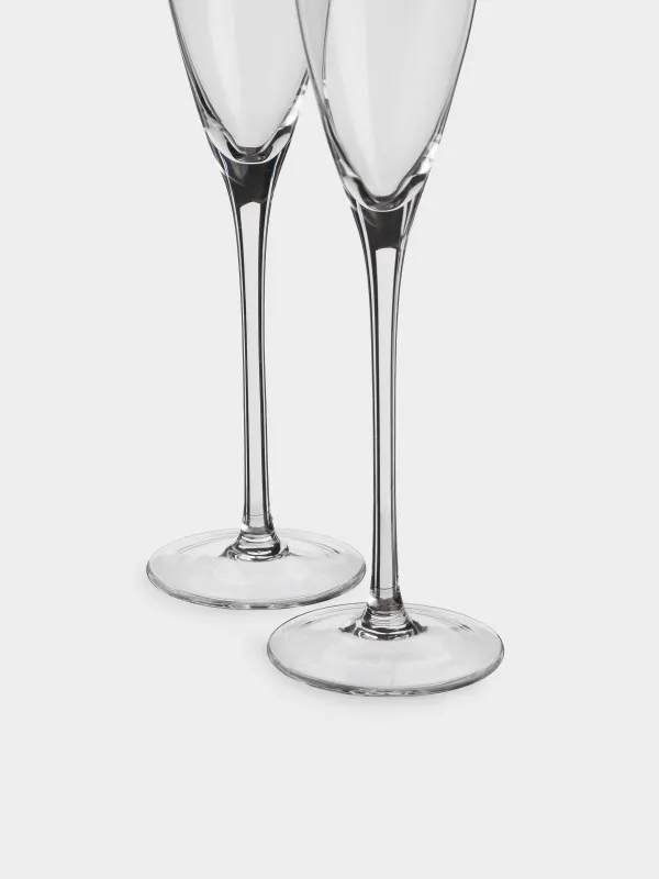 Бокал для шампанского, 180 мл, 2 шт, кристальное стекло, Charm L, image-4