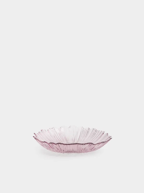 Блюдо глубокое, 19х4 см, стекло Р, лиловое, Verge, image-3