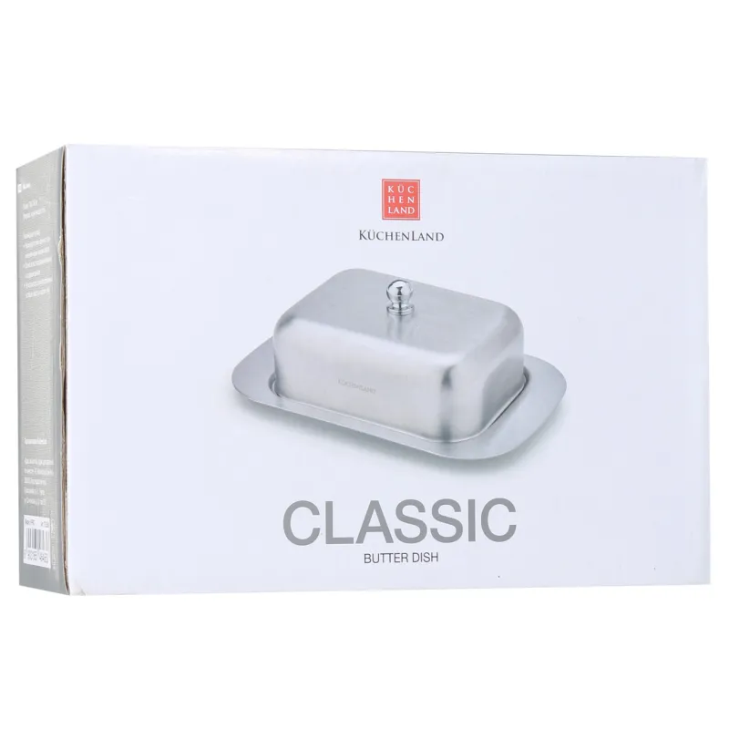 Масленка, 18 см, сталь, прямоугольная, Classic, image-3