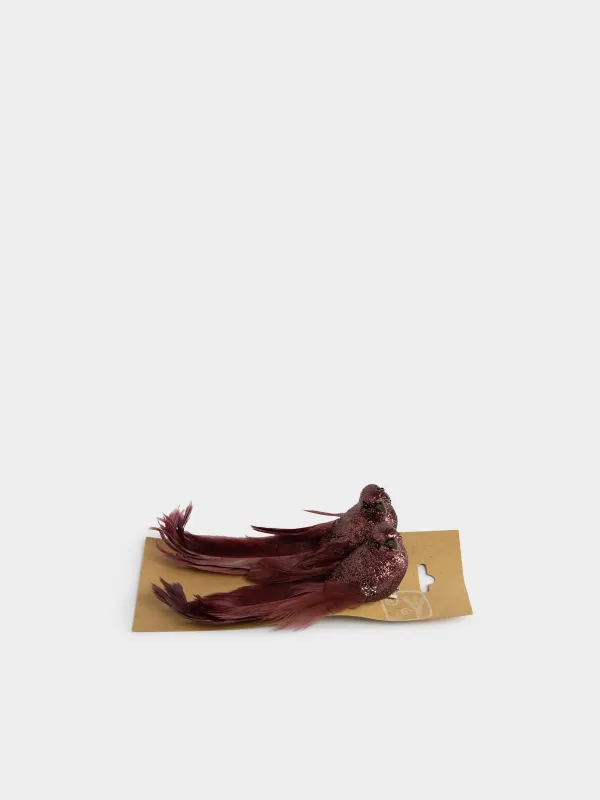 Украшение декоративное, 16 см, 2 шт, на клипсе, Птица, Birds NY, image-3