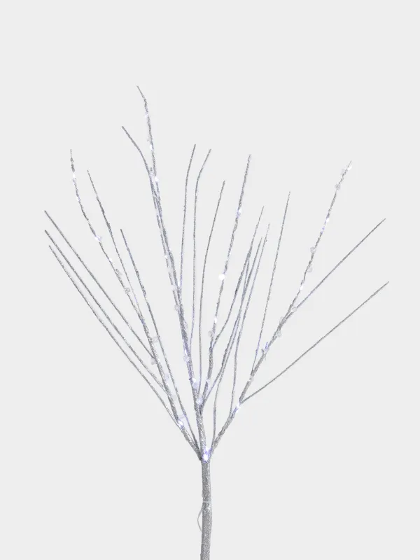 Ветка декоративная, 1 м, Кристаллы, Crystal decor, image-1