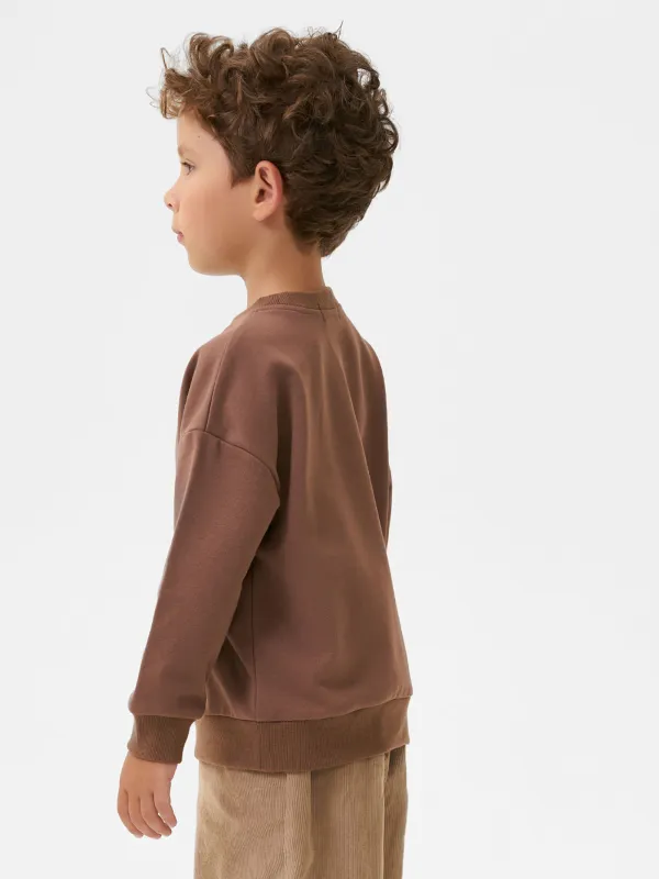 Свитшот детский, для мальчиков, коричневый, Kaiz, image-6