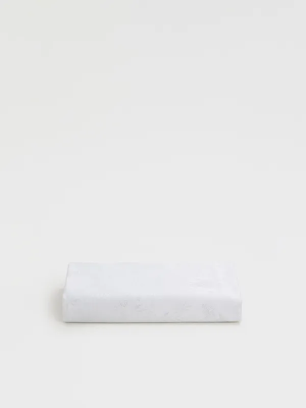 Скатерть, 170х250 см, жаккард, полиэстер, светло-серая, Олени и хвойные ветви, Gallant deer, image-5