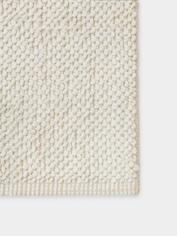 Ковер, 150х210 см, полиэстер/хлопок, молочный/серый, Bubbles, image-1