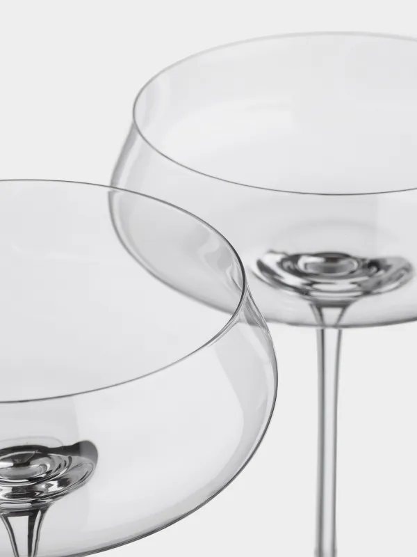 Бокал-креманка для шампанского, 330 мл, 2 шт, кристальное стекло, Montello, image-6