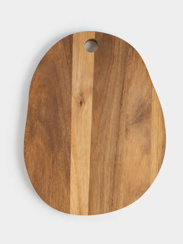 Доска разделочная, 30x23 см, дерево, Noble tree, image-4