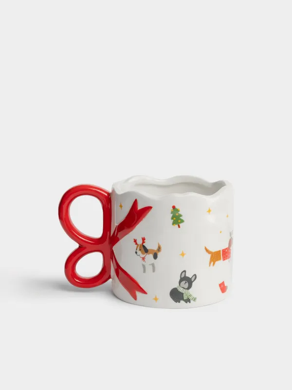 Кружка, 420 мл, Собаки, Christmas dog, image-1