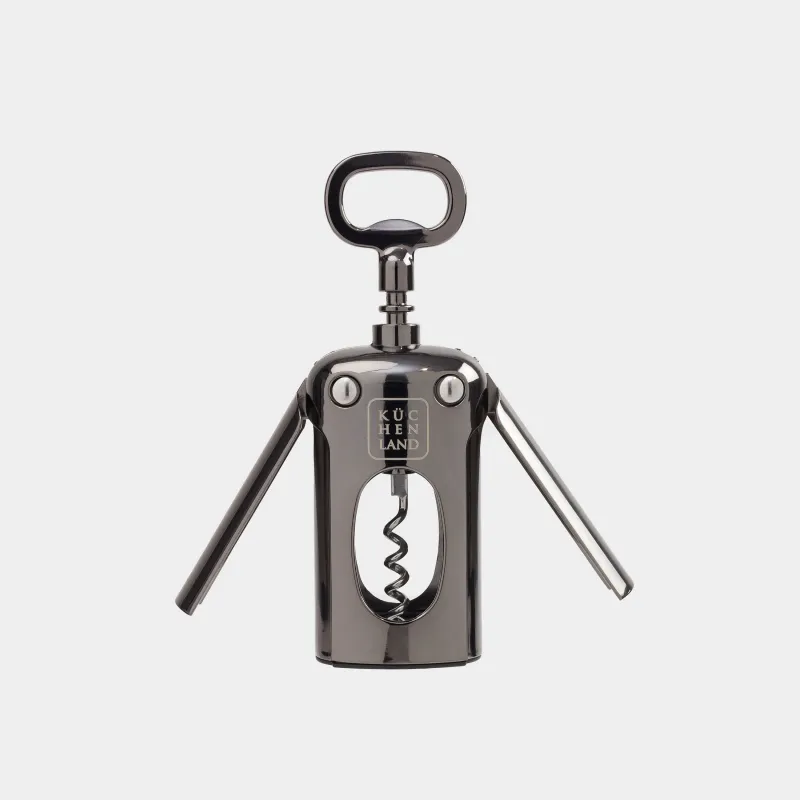 Штопор рычажный, 18 см, металл, темно-серый, Titanium