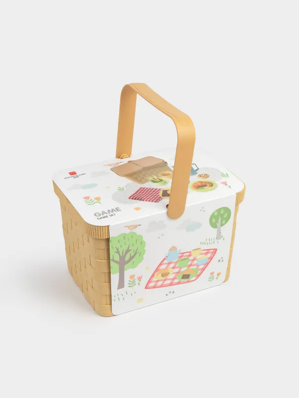 Набор игровой, 14 пр, растительное волокно/пластик, Корзинка для пикника, Game, image-6