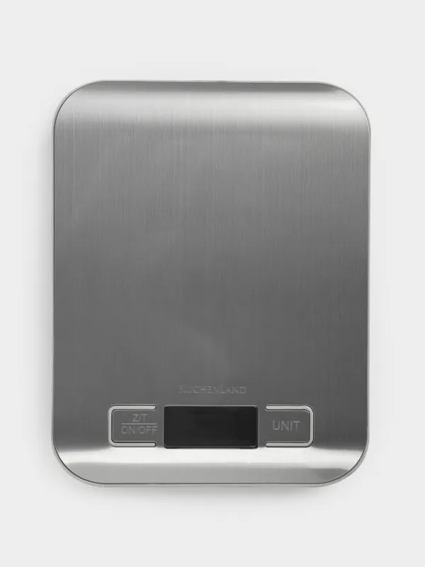 Весы кухонные, 18х14 см, электронные, сталь/пластик, серебристые, Libra, image-2