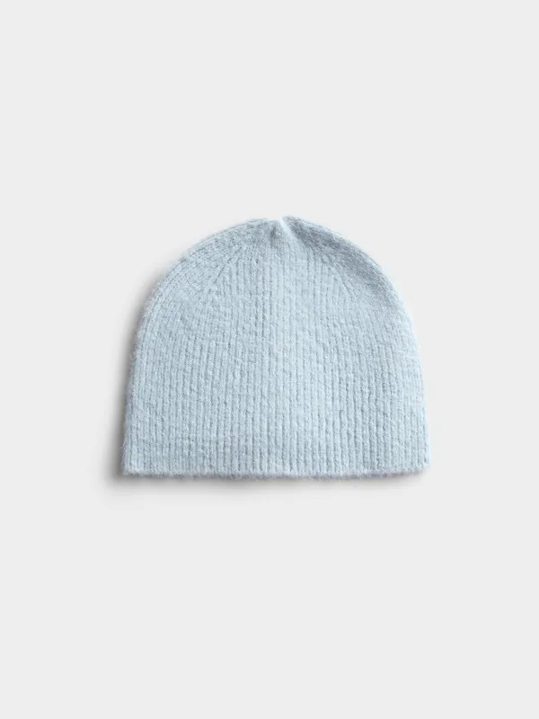 Шапка-бини из смесового трикотажа с добавлением шерсти Knitting fuzz, image-0