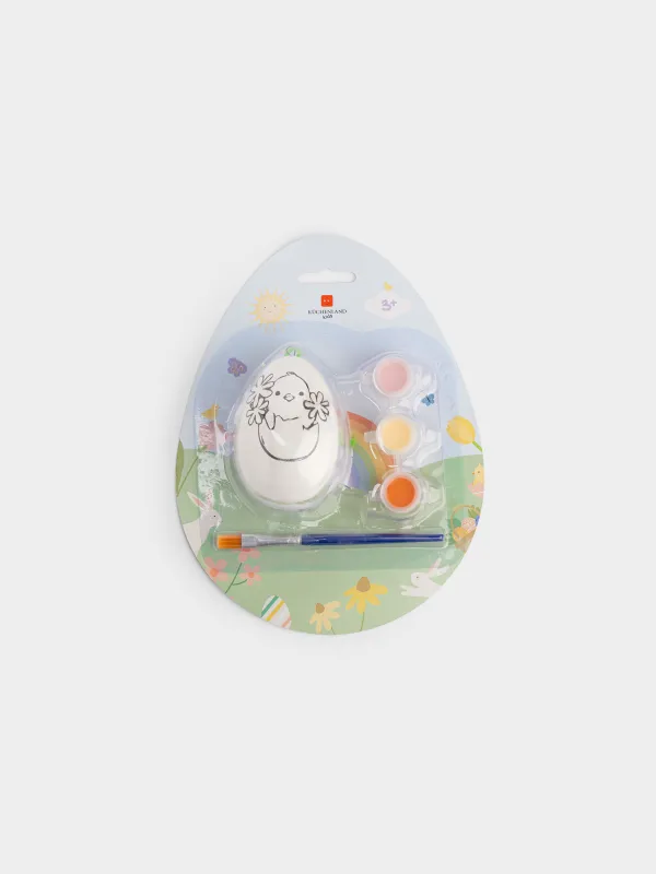 Набор для творчества, 1 пр, гипс, роспись, Пасхальное яйцо с цыпленком, Creative, image-3