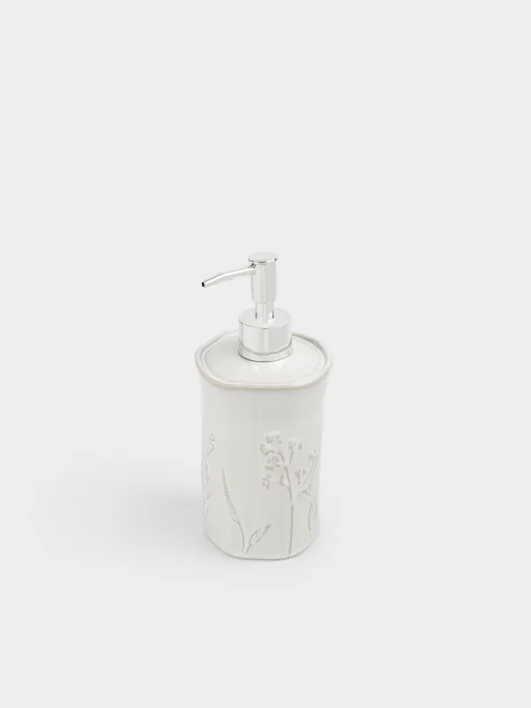 Диспенсер для жидкого мыла, 420 мл, Травы, Hebe, image-1