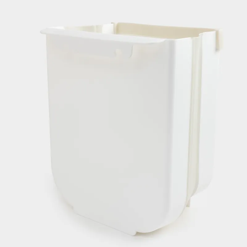 Ведро для мусора, 8 л, складное, подвесное, пластик/резина, серое, Foldaway, image-2