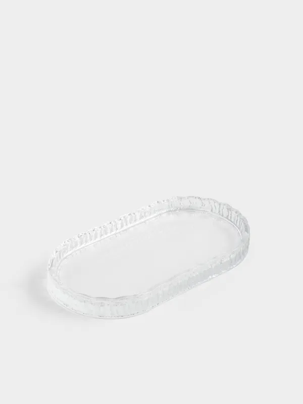 Поднос для ванной, 25х14 см, стекло, Hiona, image-0