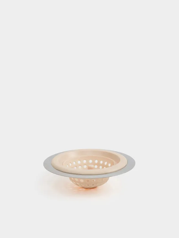 Фильтр для раковины, 11 см, сталь/резина, бежевый, Keeping, image-0