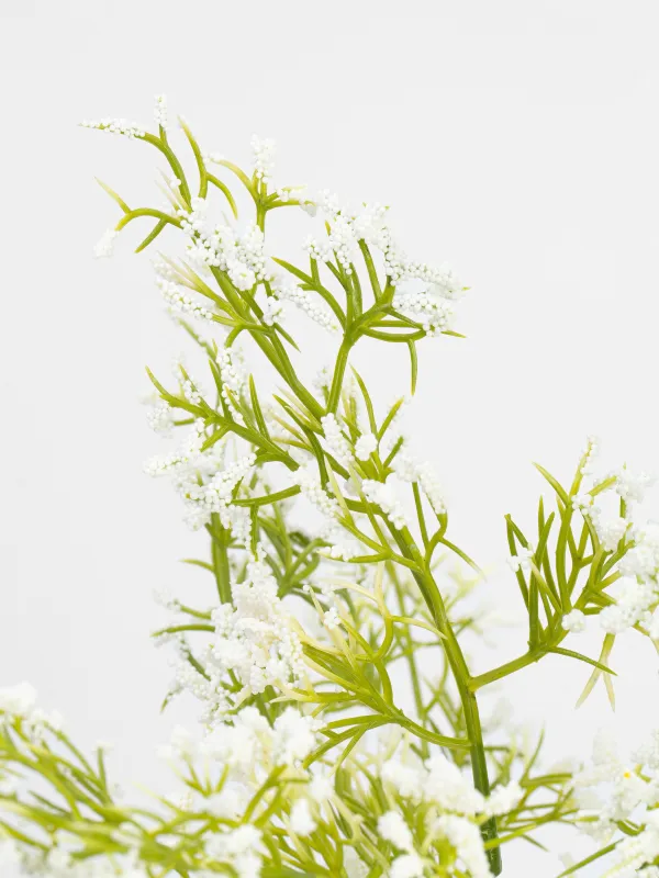 Букет декоративный, 34 см, Белые цветы, Flower garden, image-3