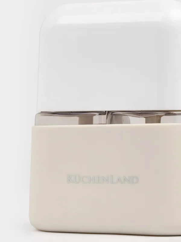 Набор флаконов для путешествий, 2 шт, с дозатором, в чехле, пластик, бежевый, Travel comfort, image-2