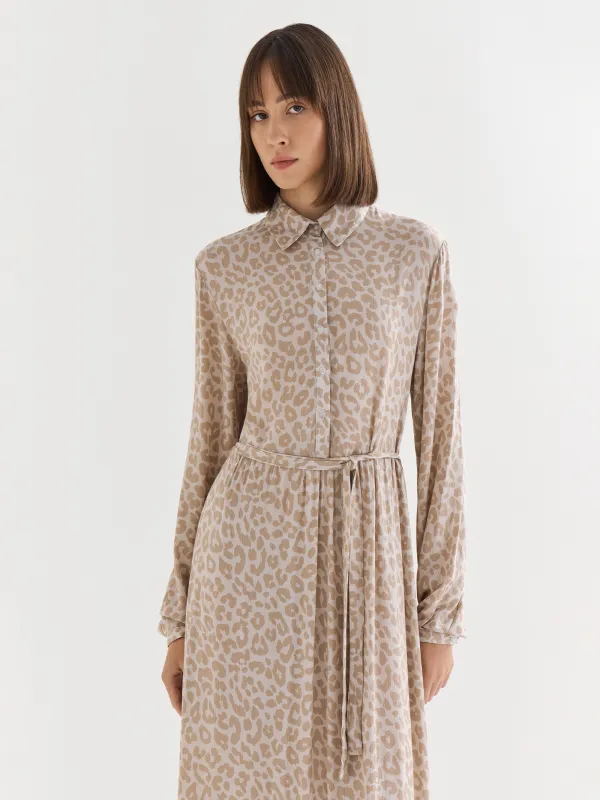 Платье женское, с длинным рукавом, Becky, image-1