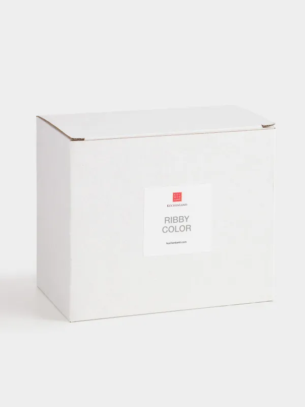 Контейнер для ватных дисков/палочек, 11х15 см, 2 отд, с крышкой, пластик, янтарный, Ribby color, image-3