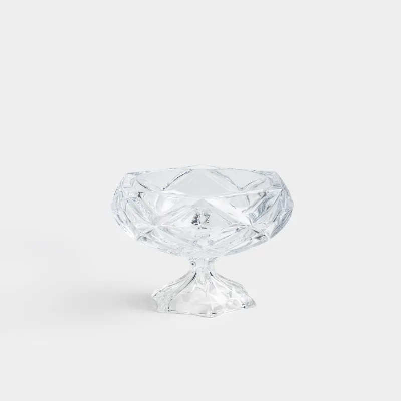 Ваза для фруктов, 19х17 см, на ножке, стекло Р, Rhomb, image-4