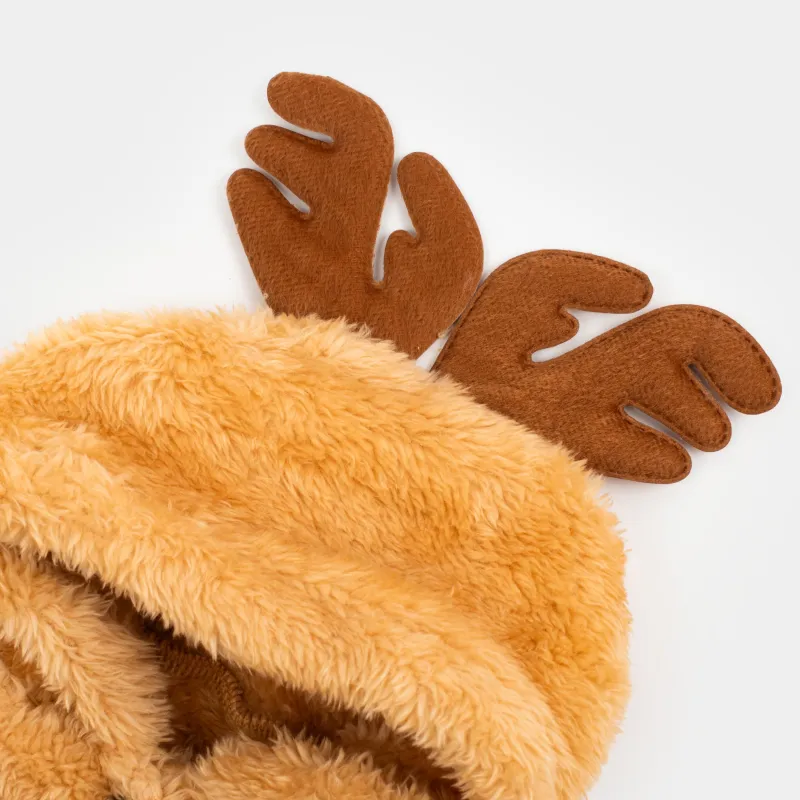 Комбинезон для животных, полиэстер, бежевый, Олень, Christmas pet, image-1