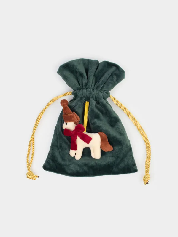 Мешок с конфетами, 20х28 см, 200 гр, ассорти, Лошадка, Sweet christmas, image-2