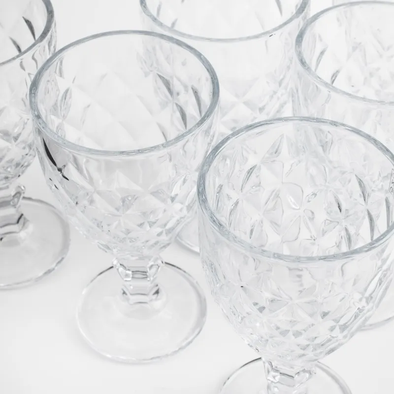 Бокал-кубок для вина, 360 мл, 6 шт, стекло Р, Rhomb, image-4