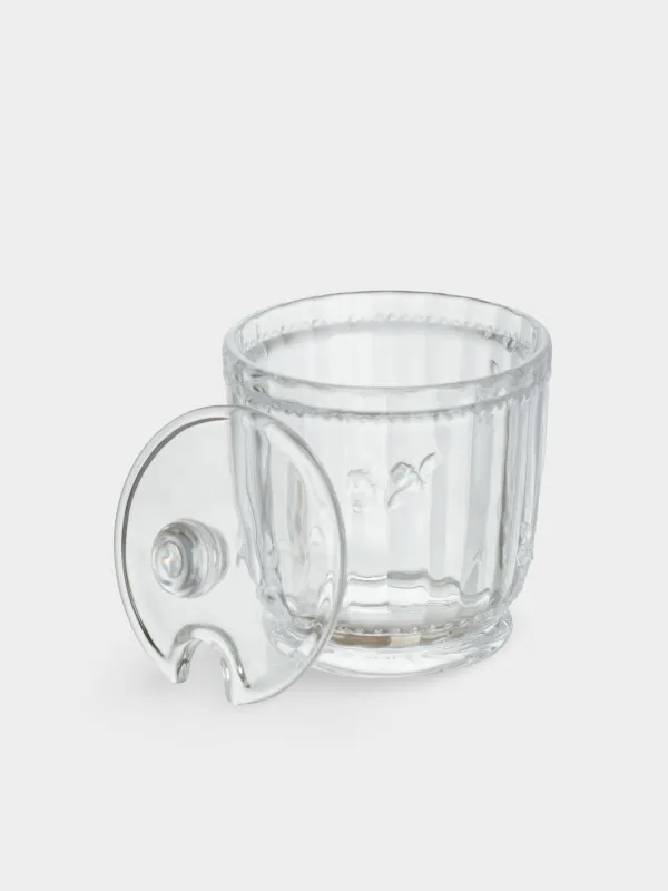 Сахарница, 12 см, 370 мл, с ложкой, стекло Р/сталь, Honey, image-5