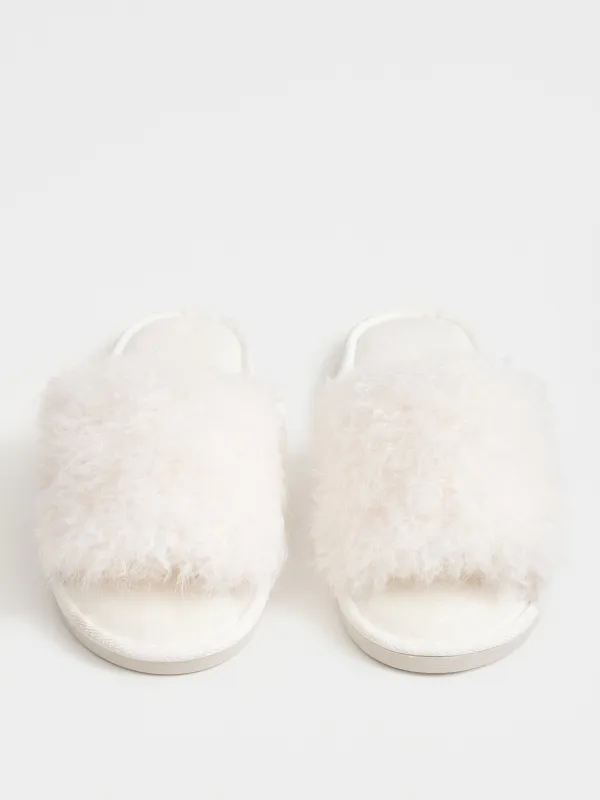 Тапочки домашние, молочные, Downy, image-2