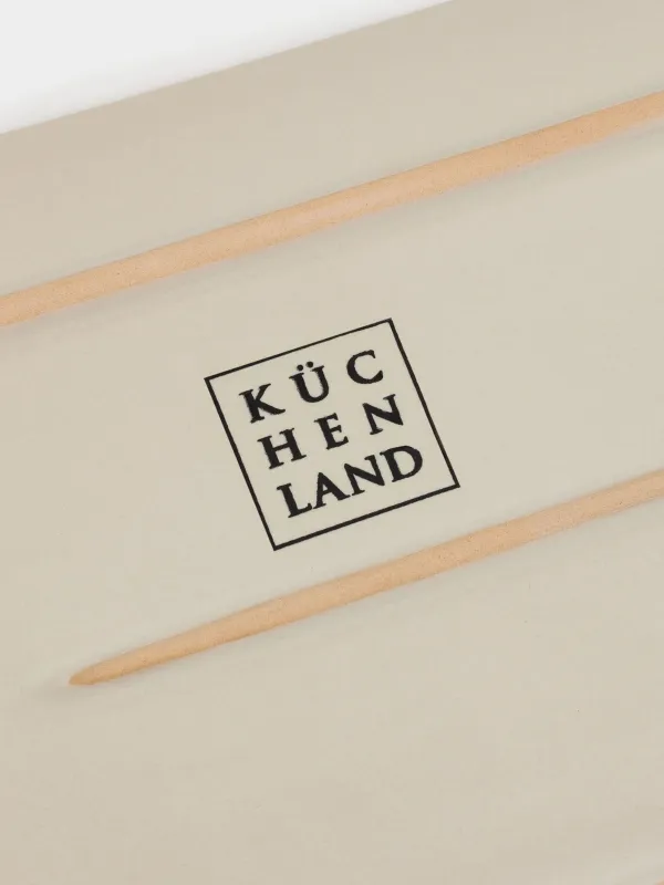 Блюдо, 37х18 см, керамика, овальное, бежевое, в крапинку, Speckled, image-3