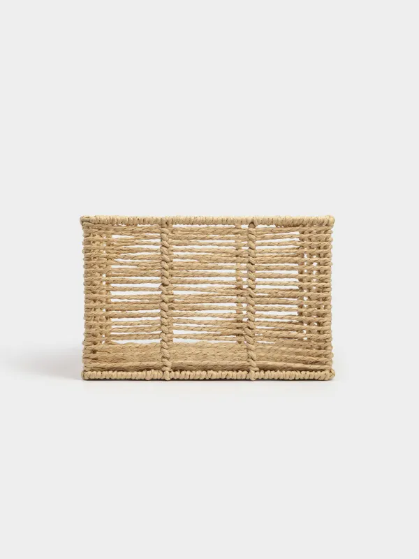 Корзина для хранения, 25х25х16 см, Braided, image-1
