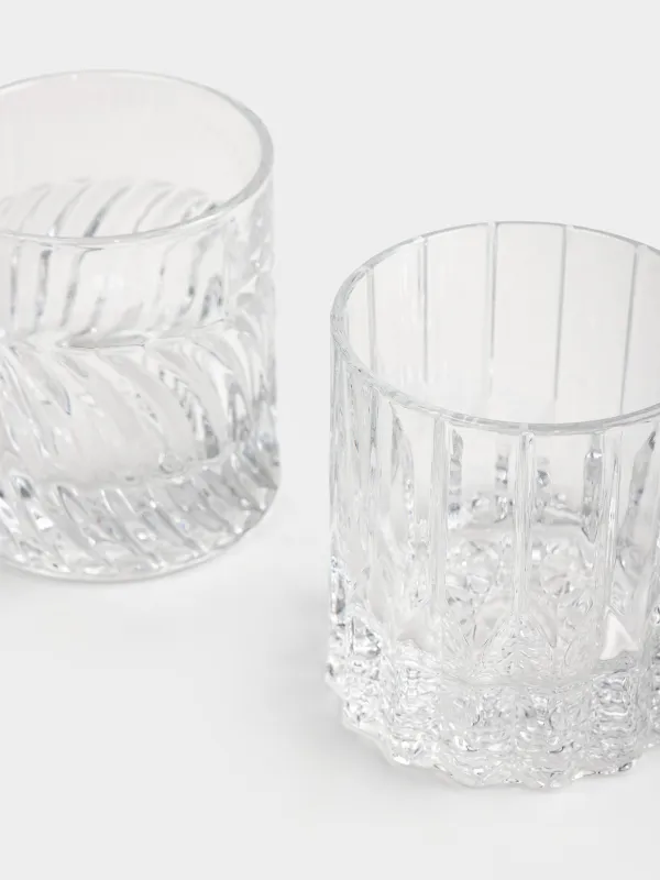 Набор стаканов для виски, 9 см, 250 мл, 4 шт, на подставке, стекло Р/дерево, Ribby wood, image-5