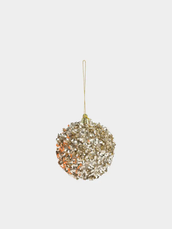 Игрушка елочная, 8 см, Шар со стразами, Ball sparkle, image-0