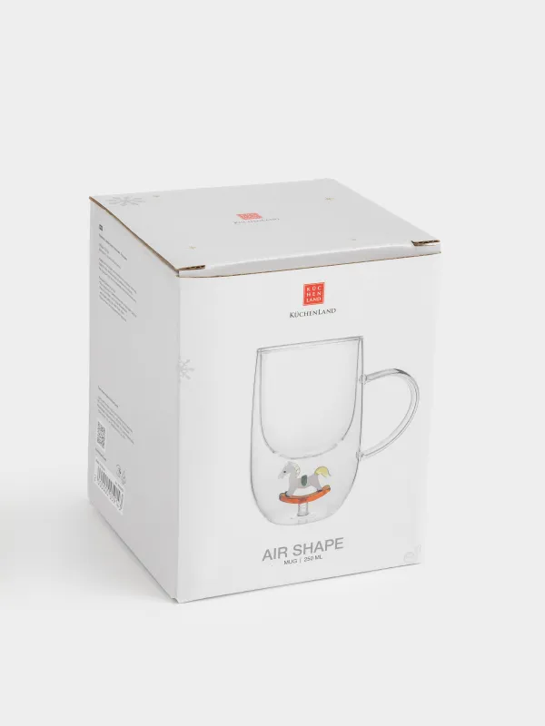 Кружка, 250 мл, стекло Б, Лошадка, Air shape, image-4