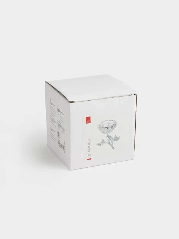 Подсвечник, 9 см, для чайной/тонкой свечи, Цветок, Diamond, image-7