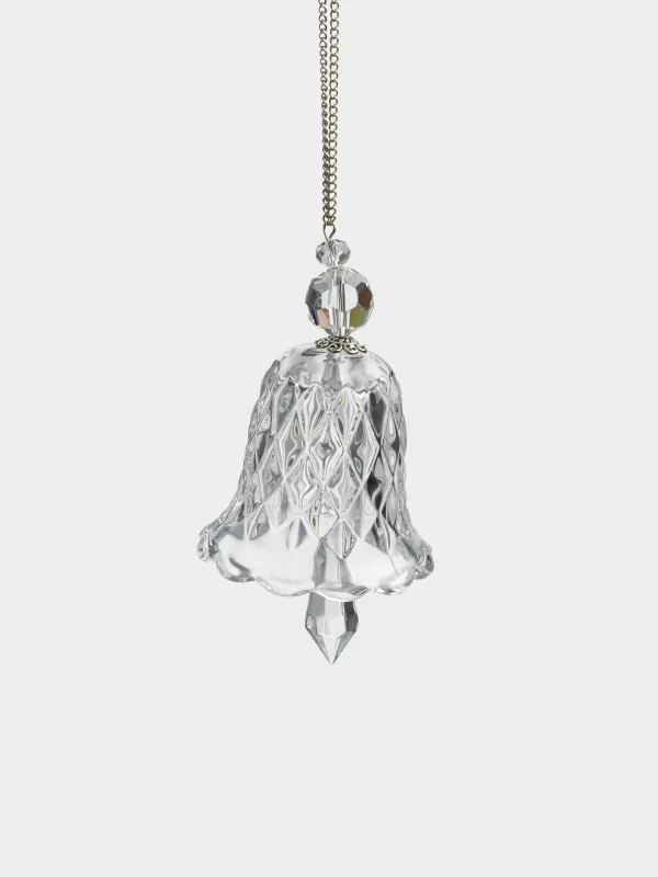 Игрушка елочная, 7 см, Колокол, Bell crystal, image-1