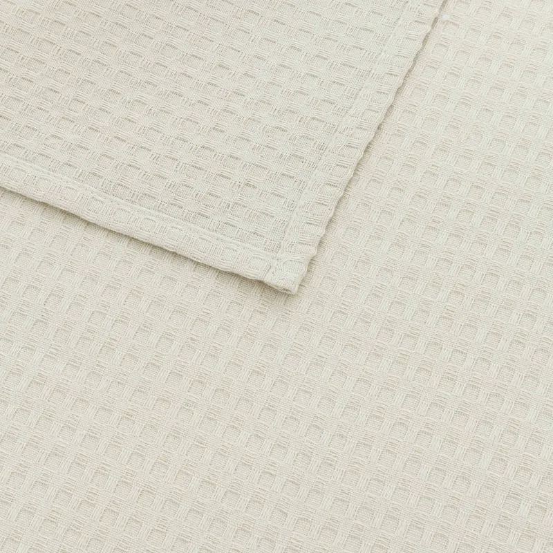 Полотенце кухонное, 40х60 см, 2 шт, с кружевом, хлопок, бежевое, Waffle, image-5