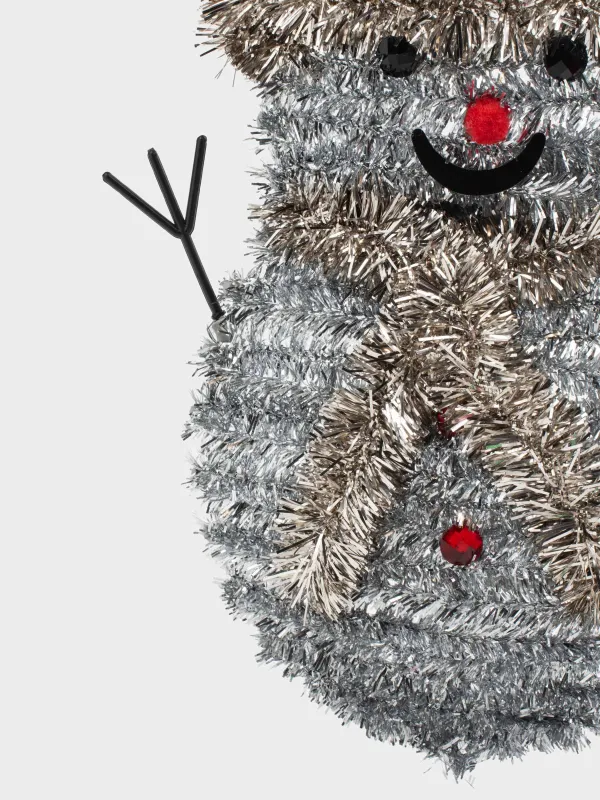 Украшение декоративное, 35 см, подвесное, Снеговик, Tinsel decor, image-2