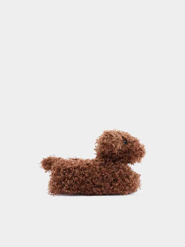Тапочки меховые Мальтипу, Curled dog, image-0