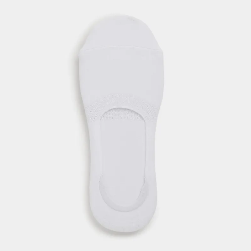 Носки-следки мужские, хлопок/полиэстер, белые, Basic